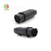 Adaptador de EV GBT a Tipo 2 IEC 62196 GB/T a Tipo 2, conector hembra a hembra, adaptador de cargador EV, 16 A, 32 A, para carga EVSE