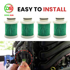 Marine Fuel Filter 6D8-WS24A-00-00 for Outboard Engines 60HP T60TLR & 75HP F75TLR Replacement