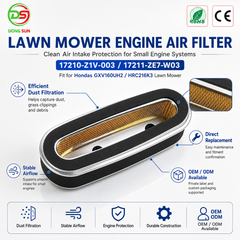 Air Filter Cleaner Fit for Hondas GXV160UH2 HRC216K3 Lawn Mower 17210-Z1V-003 17211-ZE7-W03 Small Engine Intake Filter