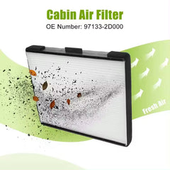 Cabin Air Filter 97133-2D000 Replacement for Hyundais Elantra 2006 for Hyundai Entourage 2007-2008