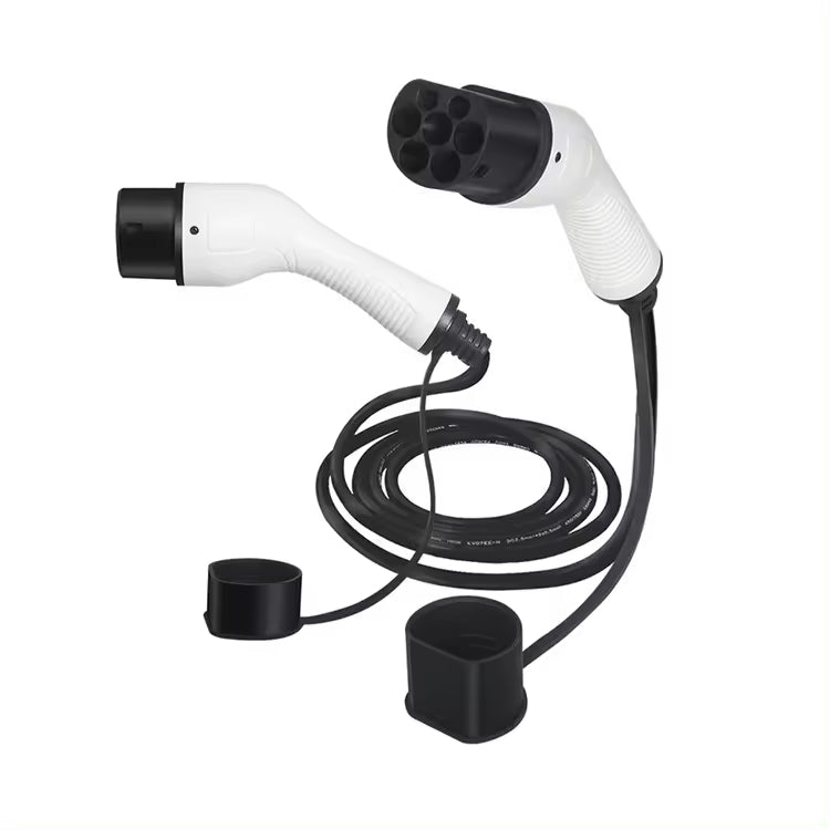 Type 2 Electric Car Charger Ev Charging Cable 16A 32A Single Phase Three Phase 3.5kw 7kw 11kw 22kw Iec62196 Evse Kit