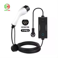 Portable EV Charger 16A IEC 62196-2 Type 2 Adjustable Current For EV Electric vehicle Car Charging