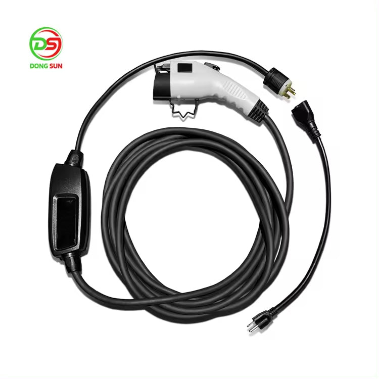 Level 1 and Level 2 Portable EV Charger 120V 240V Electric Vehicle Car Charger Type 1 J1772 Adjustment Level 2 Evse Ev Charger