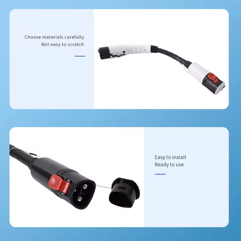 Type1 EV Adaptor for SAEJ1772 Type1 Vehicles Charging Teslas To J1772 Electric Vehicle Charger Adapter