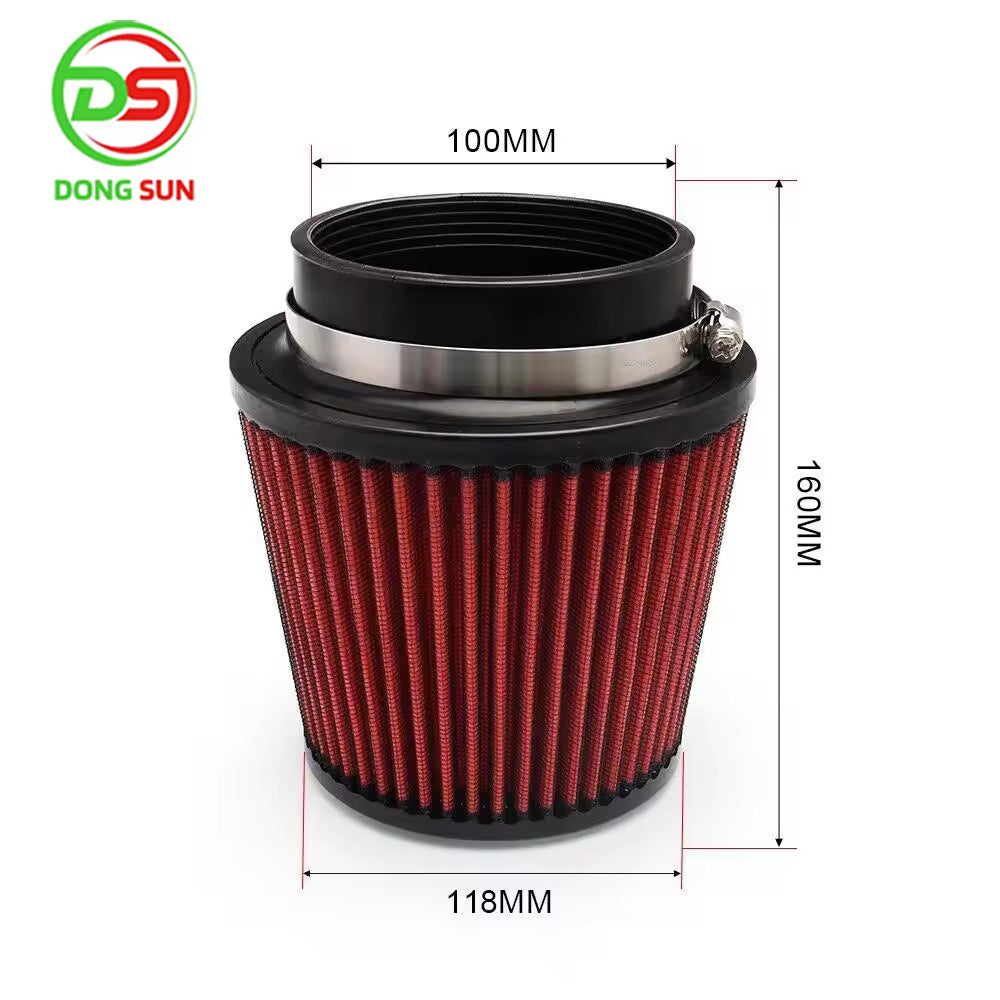 Mushroom Head Large High Flow Modification Air Filter Universal 100mm 4inch Cold Air Intake Filter For Sport Car Air Filter