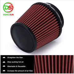 Mushroom Head Large High Flow Modification Air Filter Universal 100mm 4inch Cold Air Intake Filter For Sport Car Air Filter