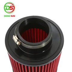 Universal 90mm 3.5 inch Clamp-On Engine Air Filter Replacement Round Tapered Filter Fit Intake Tube with 3.5 in Diameter