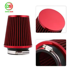 Universal High Performance Sport Car Intake Air Filter 76mm 3 inch Mushroom Head High Flow Refitted Racing Auto Air Filter