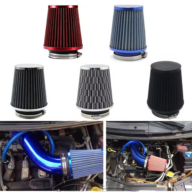 Universal High Performance Sport Car Intake Air Filter 76mm 3 inch Mushroom Head High Flow Refitted Racing Auto Air Filter