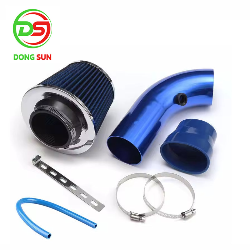 Universal 76mm 3inch High Flow Cold Winter Air Mushroom Head Crank Case Aluminum Intake Pipe Kit for Modified Sport Car