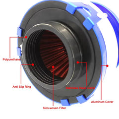 Factory Automotive Intake Refitted Mushroom Head Metal Shell Air Intake High Large Flow 76mm Mushroom Sport Intake Air Filter