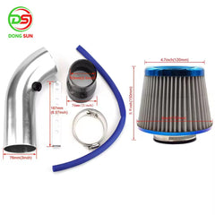 High Flow Cold Air Intake Filter Sport Air Filters Power Mesh Cone Burnt Blue Stainless Steel Racing Car Air Filter