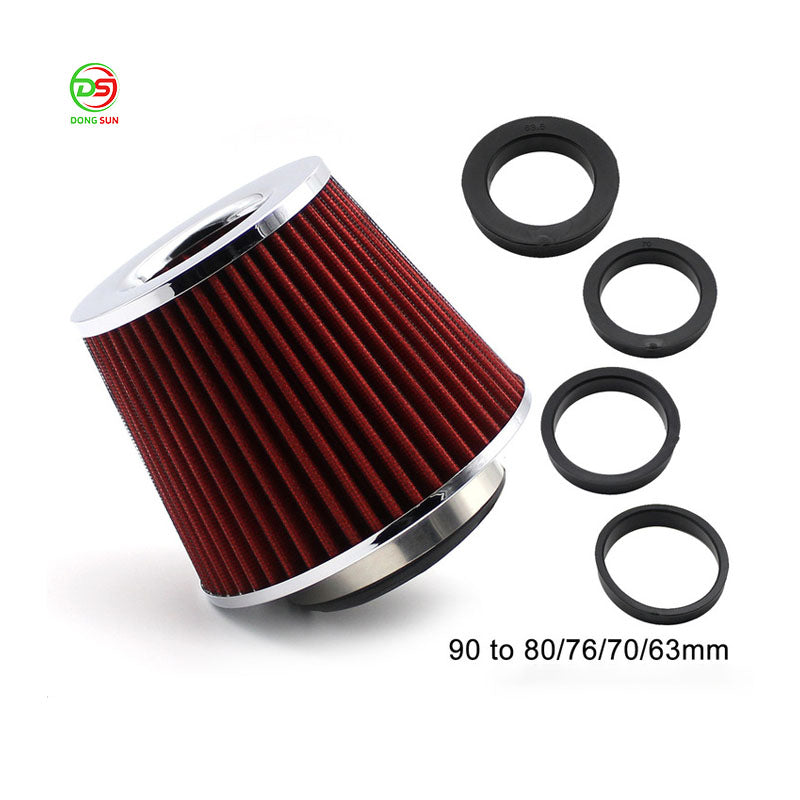 Universal Performance Sport Air filter Modification Inlet Car Cold Air Intake Filter 63mm 76mm 89mm 102mm 127mm High Flow