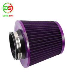 Universal 3" 76mm Clamp-On High Flow Tapered Mushroom Head Air Intake Cone Filter Cold Air Intake Air Filter