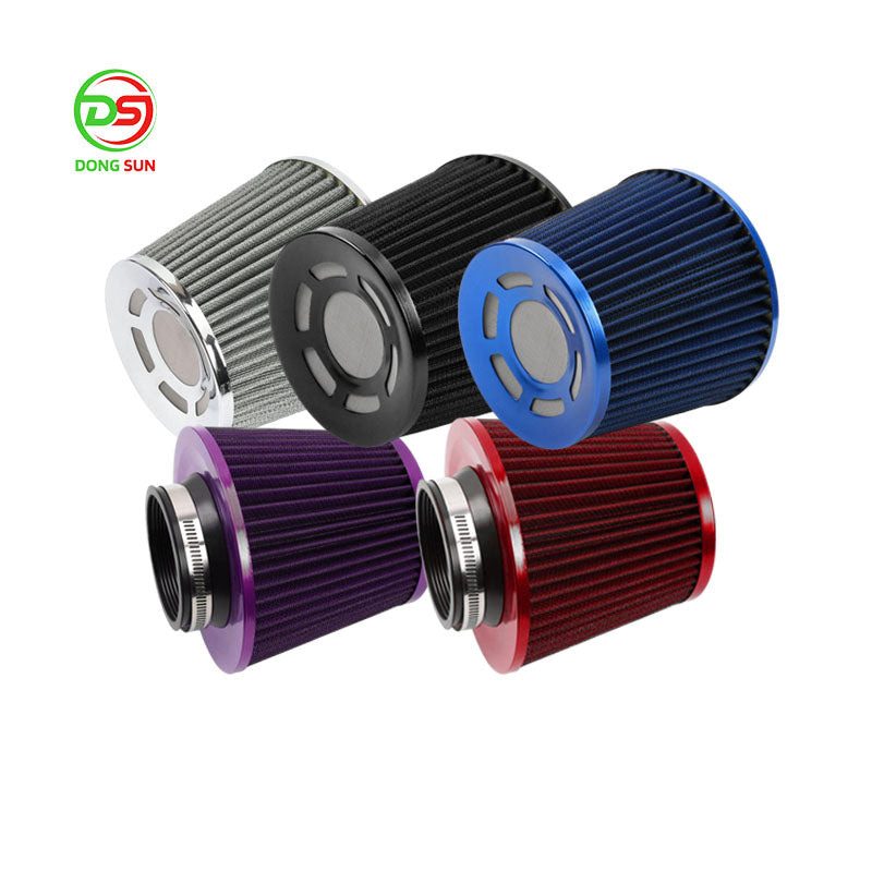 Universal 3" 76mm Clamp-On High Flow Tapered Mushroom Head Air Intake Cone Filter Cold Air Intake Air Filter