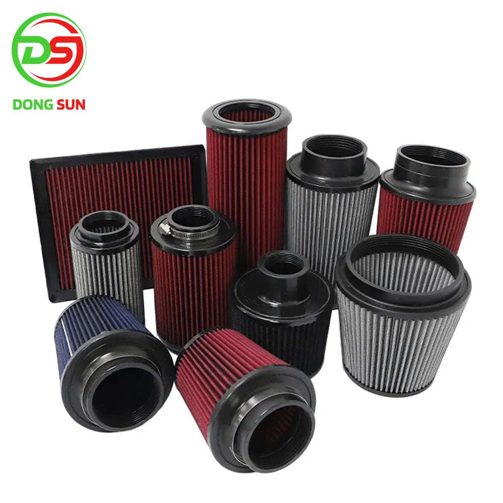 Universal Car Modification High Flow Performance Inlet Air Intake Filter Burnt Blue Stainless Steel Racing Car Air Filter