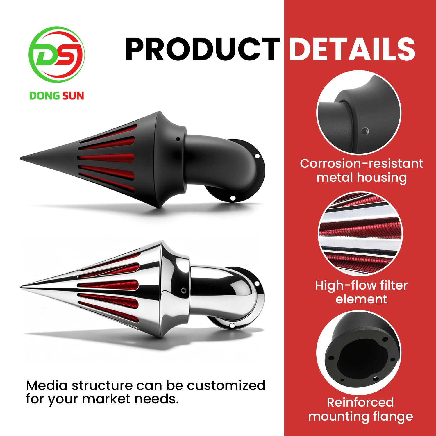 Motorcycle Air Intake Filter