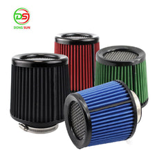 Performance 76mm Cone Intake Air Filter Sport Racing Car Engine Air Intake Filter Universal Automotive Cold Air Intake Kit