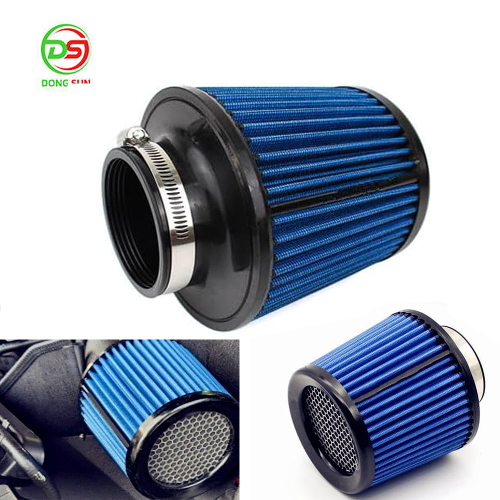 Performance 76mm Cone Intake Air Filter Sport Racing Car Engine Air Intake Filter Universal Automotive Cold Air Intake Kit