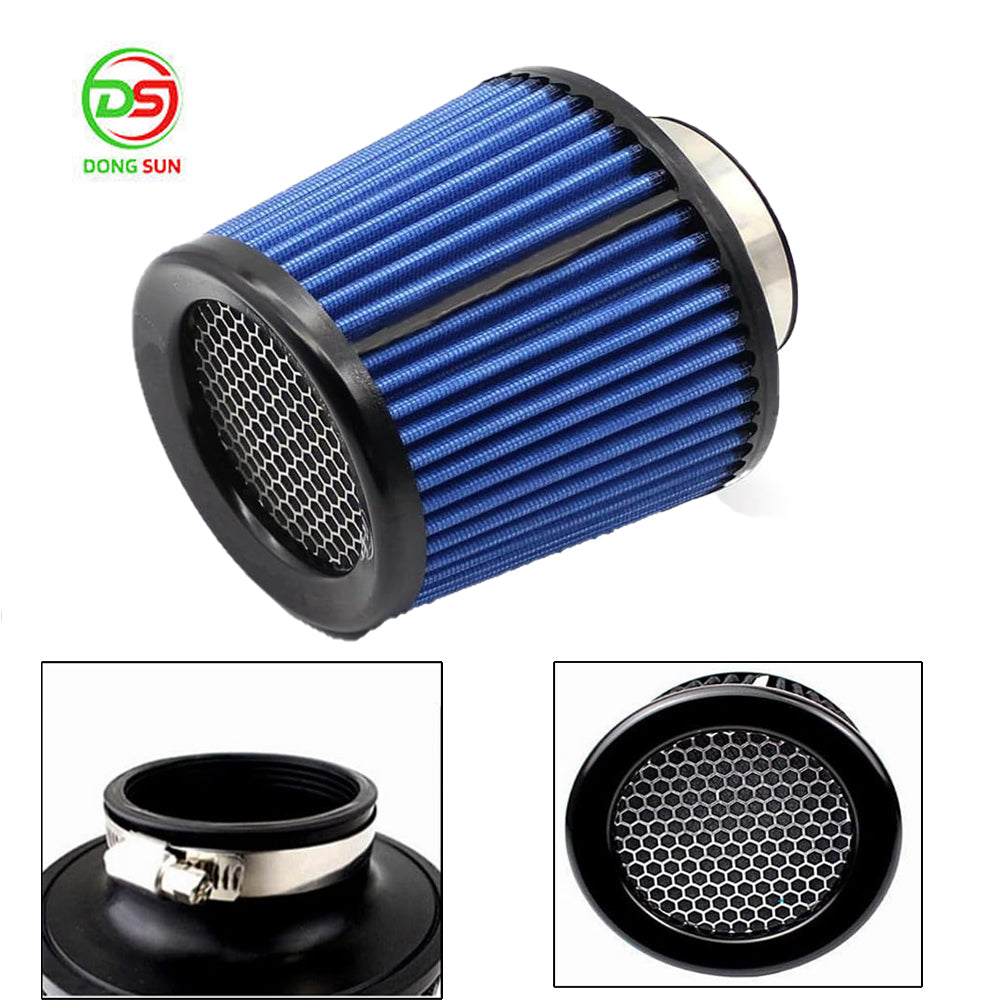 Performance 76mm Cone Intake Air Filter Sport Racing Car Engine Air Intake Filter Universal Automotive Cold Air Intake Kit