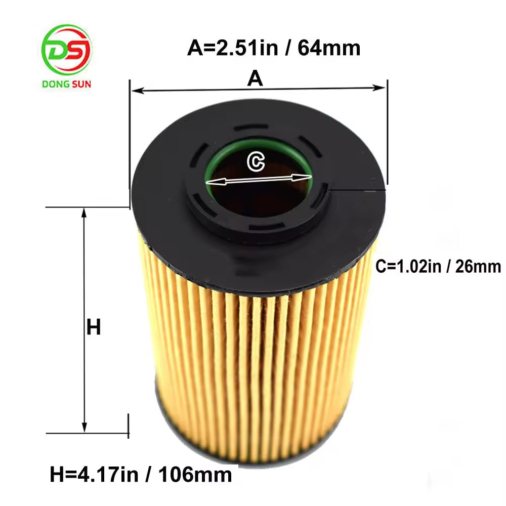 OEM 26320-3C250 Oil Filter for KIAS HYUNDAIS Santa Fe Genesis 5.0 4.0 3.8 3.3L V6 V8 Auto Car Air